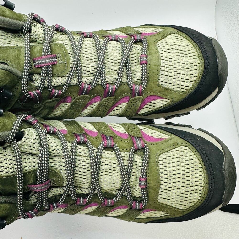 Merrell Moab 3 Mid Waterproof Lichen Mulberry Boots J035852 Womens Size 9 US - Picture 9 of 11